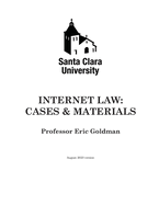 Internet Law: Cases & Materials (2023 Edition)