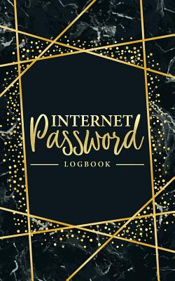 Internet Password Logbook: A Password Journal, Log Book & Notebook for Organization 0083 Black Marble - Honey Badger Coloring