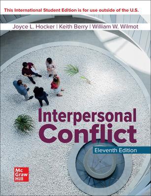 Interpersonal Conflict ISE - Hocker, Joyce, and Berry, Keith, and Wilmot, William