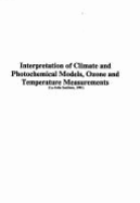 Interpretation of Climate and Photochemical Models - Reck (Editor), and Hummel (Editor)