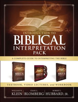 Introduction to Biblical Interpretation Pack: A Complete Guide to Interpreting the Bible - Klein, William W, and Blomberg, Craig L, and Hubbard, Robert L, Dr., Jr.