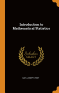 Introduction to Mathematical Statistics