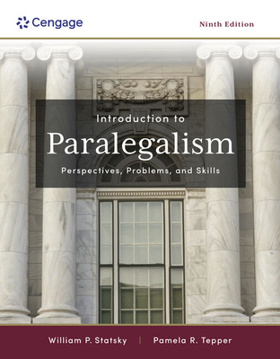 Introduction to Paralegalism: Perspectives, Problems and Skills - Statsky, William, and Tepper, Pamela