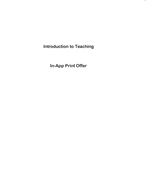 Introduction to Teaching: Becoming a Professional