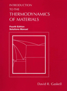 Thermodynamics Of Materials Gaskell Pdf