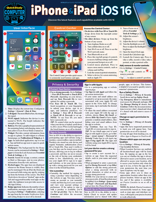 iPhone & iPad IOS 16: A Quickstudy Laminated Reference Guide - Kepler, Jennifer