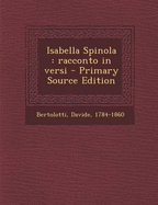 Isabella Spinola: Racconto in Versi