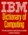 Ibm Dictionary of Computing