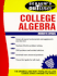 Schaum's Outline of Theory and Problems of College Algebra (Schaum's Outline S. )