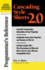 Cascading Style Sheets 2.0 Programmer's Reference (Programming & Web Dev-Omg)
