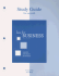 Study Guide to Accompany Law for Business
