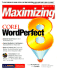 Maximizing Corel Wordperfect 8