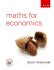 Maths for Economics