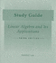 Study Guide for Linear Algebra and Its Applications, 3rd Edition