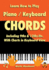 Learn How to Play Piano Keyboard Chords Including 9ths 13ths Etc With Charts in Keyboard View