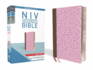 Niv, Thinline Bible, Large Print, Leathersoft, Pink, Red Letter, Comfort Print