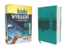 Niv, Kids Visual Study Bible, Leathersoft, Teal, Full Color Interior: Explore the Story of the Bible---People, Places, and History