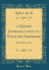 A Short Introduction to English Grammar With Critical Notes Classic Reprint