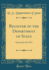 Register of the Department of State: September 20, 1911 (Classic Reprint)