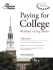 Paying for College Without Going Broke 2006 (College Admissions Guides)