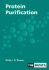 The Basics Garland Science: Protein Purification