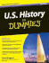 U.S. History for Dummies