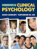 Introduction to Clinical Psychology: an Evidence-Based Approach