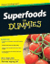 Superfoods for Dummies