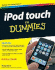 Ipod Touch for Dummies (for Dummies (Computer/Tech))