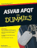 Asvab Afqt for Dummies, With Online Practice Tests (for Dummies Series)
