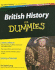 British History for Dummies, Illustrated Hardback Edition