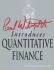 Paul Wilmott Introduces Quantitative Finance Wilmott, Paul