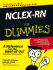 Nclex-Rn for Dummies [With Cdrom]