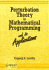 Perturbation Theory in Mathematical Programming and Its Applications
