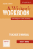A Writer's Workbook Teacher's Manual: an Interactive Writing Text (Cambridge Academic Writing Collection)