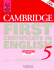 Cambridge First Certificate in English 5 Teachers Book Examination Papers From the University of Cambridge Local Examinations (Pb 2001)