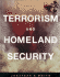 Terrorism and Homeland Security: an Introduction