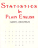 Statistics in Plain English