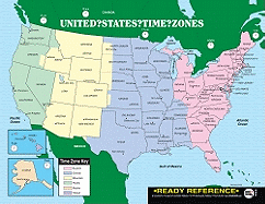 U.S. and World Maps with Time Zones Ready Reference (12-Pack) by ...