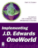 Implementing J.D. Edwards Oneworld