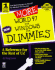 More Word 97 for Windows? for Dummies?