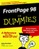 Frontpage 98 for Dummies