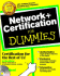 Network+ Certification for Dummies [With *]