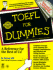 Toefl for Dummies [With *]