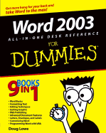 Word 2003 All-in-One Desk Reference for Dummies