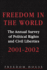 Freedom in the World: the Annual Survey of Political Rights and Civil Liberties 2001-2002