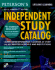 Peterson's the Independent Study Catalog