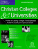 Peterson's Christian Colleges and Universities