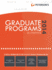 Graduate & Professional Programs 2014: an Overview