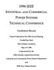 1996 Ieee Industrial and Commercial Power Systems Technical Conference-Algorithms and Applications